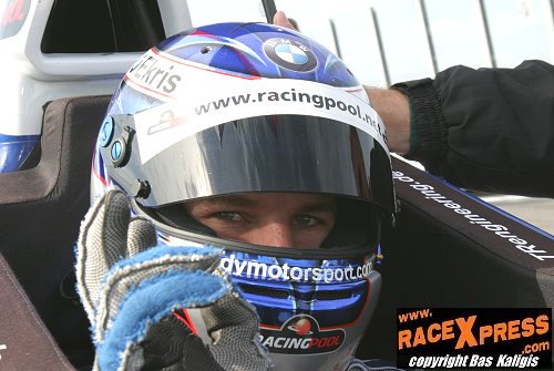 Chris van der Drift voor de start